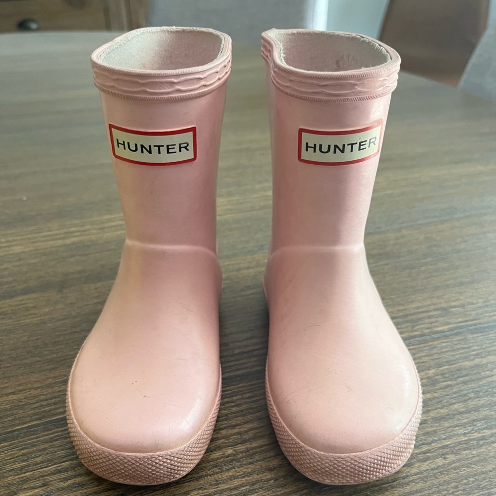 Pink Hunter Toddler Boots